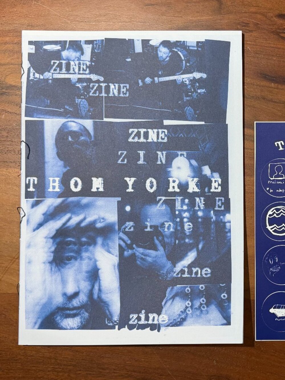 thom yorke [radiohead] - ZINE+STICKERS